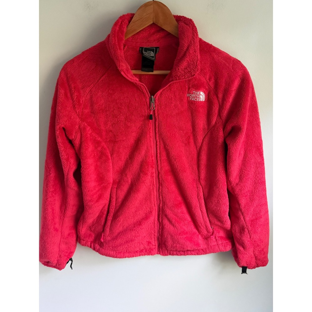 The‎ North Face Osito Pink High Pile Full Zip Fleece Jacket Womens Small